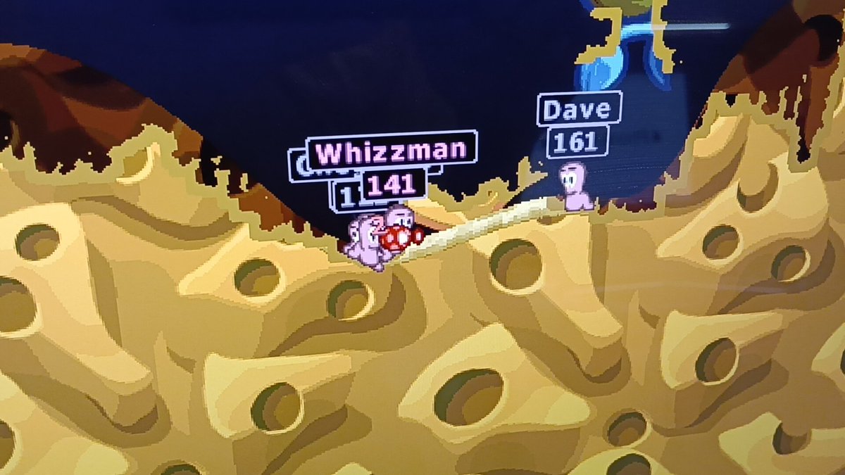 Path_Light99's tweet image. Worms 2 gameplay