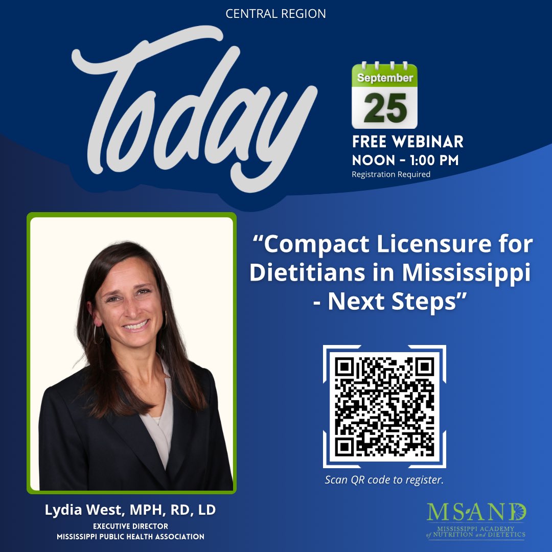 Mississippi Academy of Nutrition and Dietetics tweet media