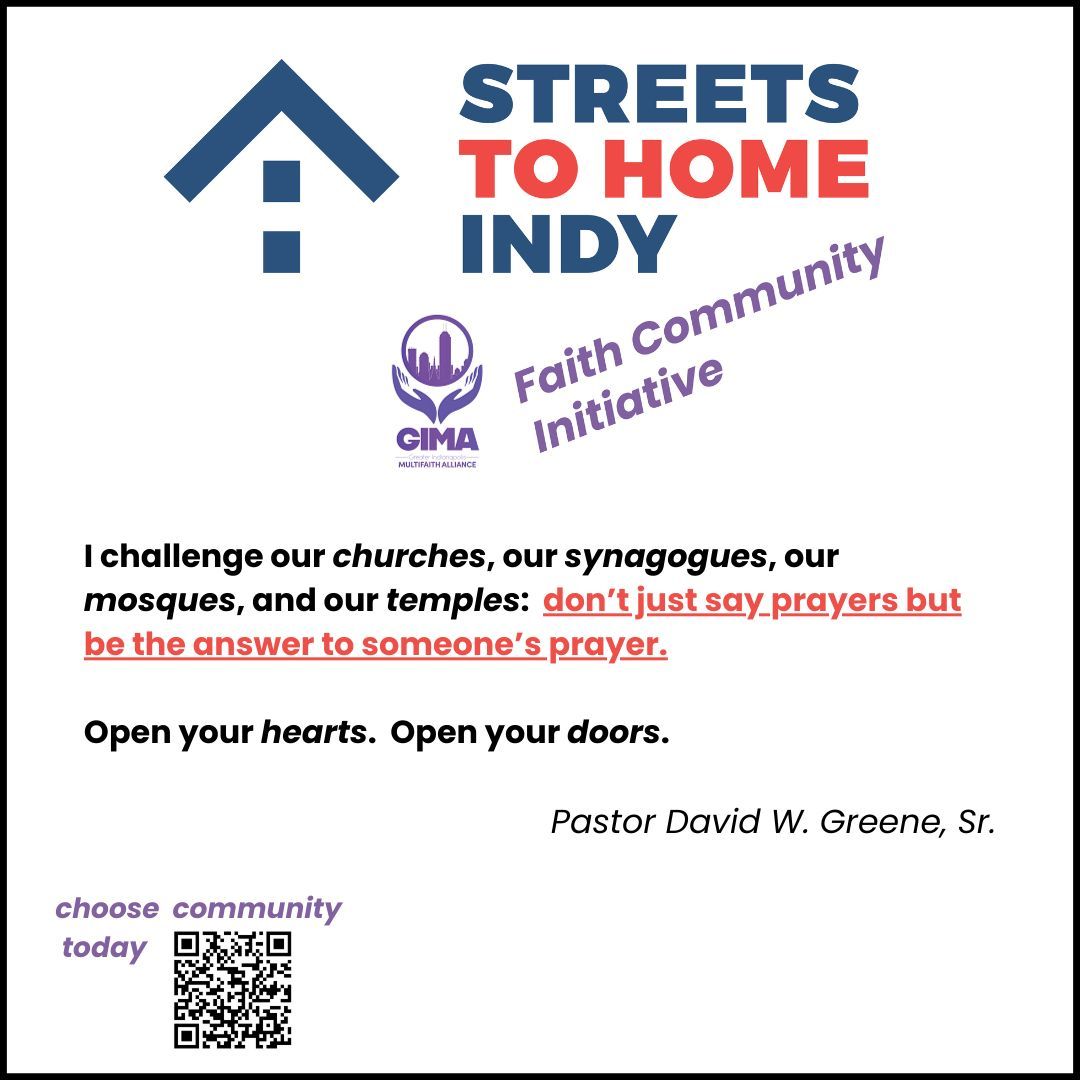 Go beyond offering prayers—be the answer to someone's prayer. Keep your hearts and doors open.

Learn more about Streets to Home Indy: buff.ly/fvWM1No.

Join the community effort today: buff.ly/qswW6gp.

#FaithCommunity #StreetsToHomeIndy #FaithCommunityInitiative