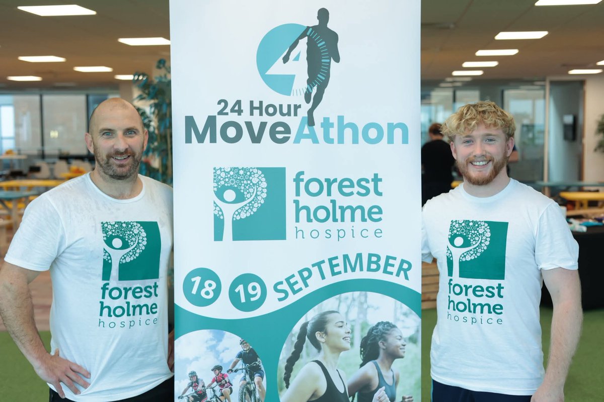 Thank you to the amazing team at <a href="/4Complc/">4Com</a> who took on a huge 24-Hour Moveathon fundraising challenge in memory of their much-loved colleague and friend Ben Standish, who was cared for by Forest Holme 🏊‍♀️🥊🚴‍♀️🫶