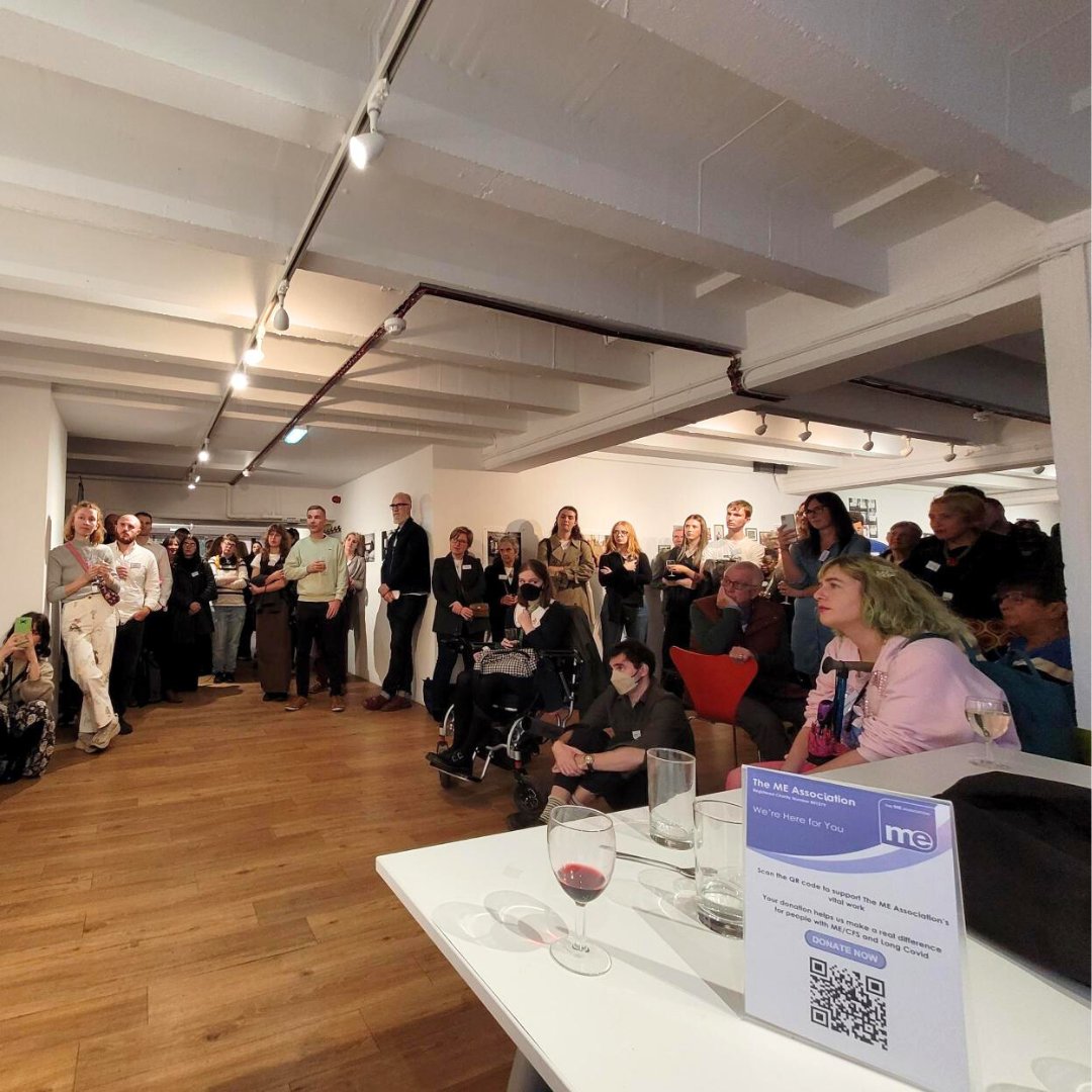 MEAssociation's tweet image. Last night, the ME Association held a prestigious event to launch ‘Lives We Cannot Live,’ a photographic exhibition by documentary film-maker and photographer Jeremy Jeffs.

Read more about the event here: meassociation.org.uk/h6md

#MECFS #pwME #LivesWeCannotLive