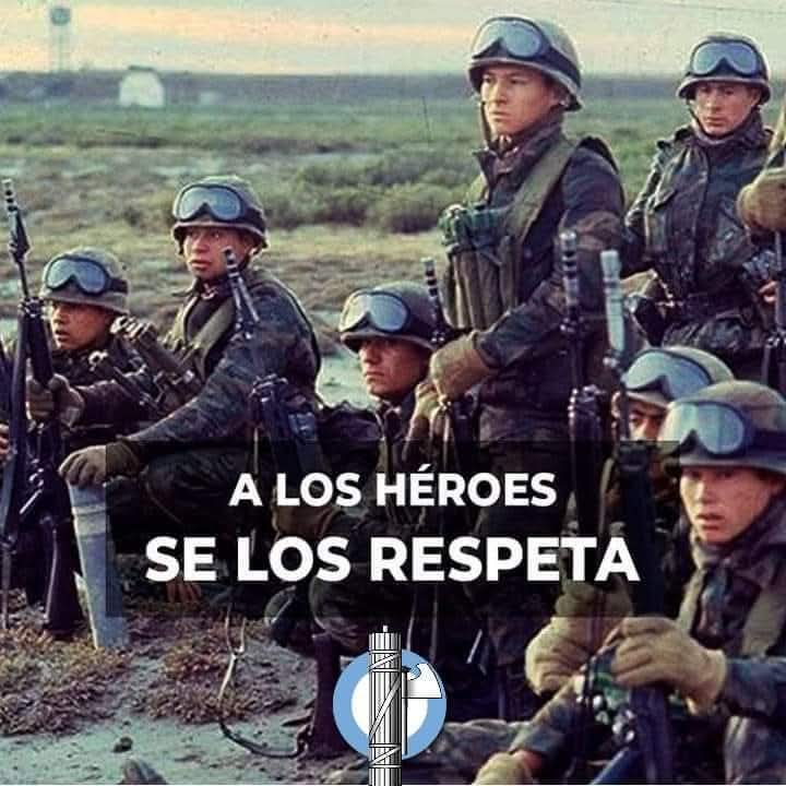 Saludos a todos los Camaradas y amigos que me apoyan en la necesaria Malvinizacion de las nuevas generaciones. Recordando que la Malvinización debe ser todo el año. Muchas gracias y un fuerte abrazo Malvinero!! Y VIVA LA PATRIA!!!!!
