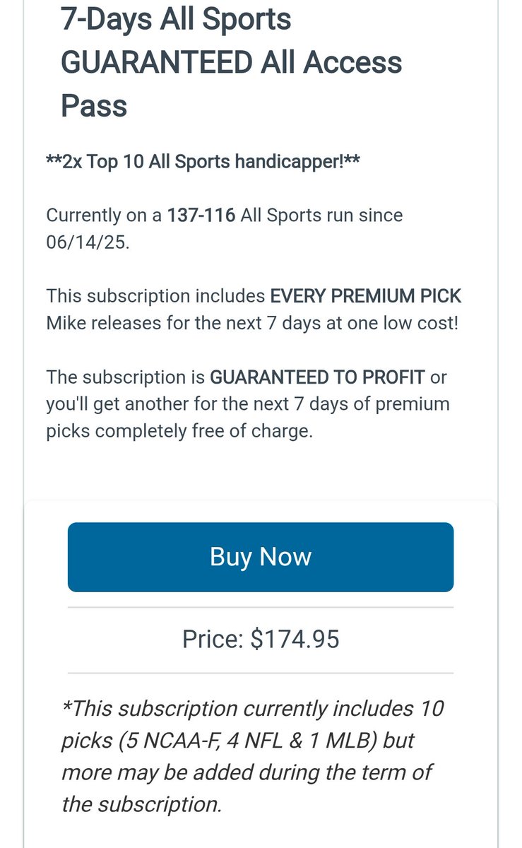 My college football week kicks off with a 4% play on FSU vs Virginia Friday night, and I have a play on Seahawks/Cardinals + an Early AL East Total of the Year MEGA MAX BET going today. Picks available at Capper Reviews: capperreviews.com/capper/mike-lu…