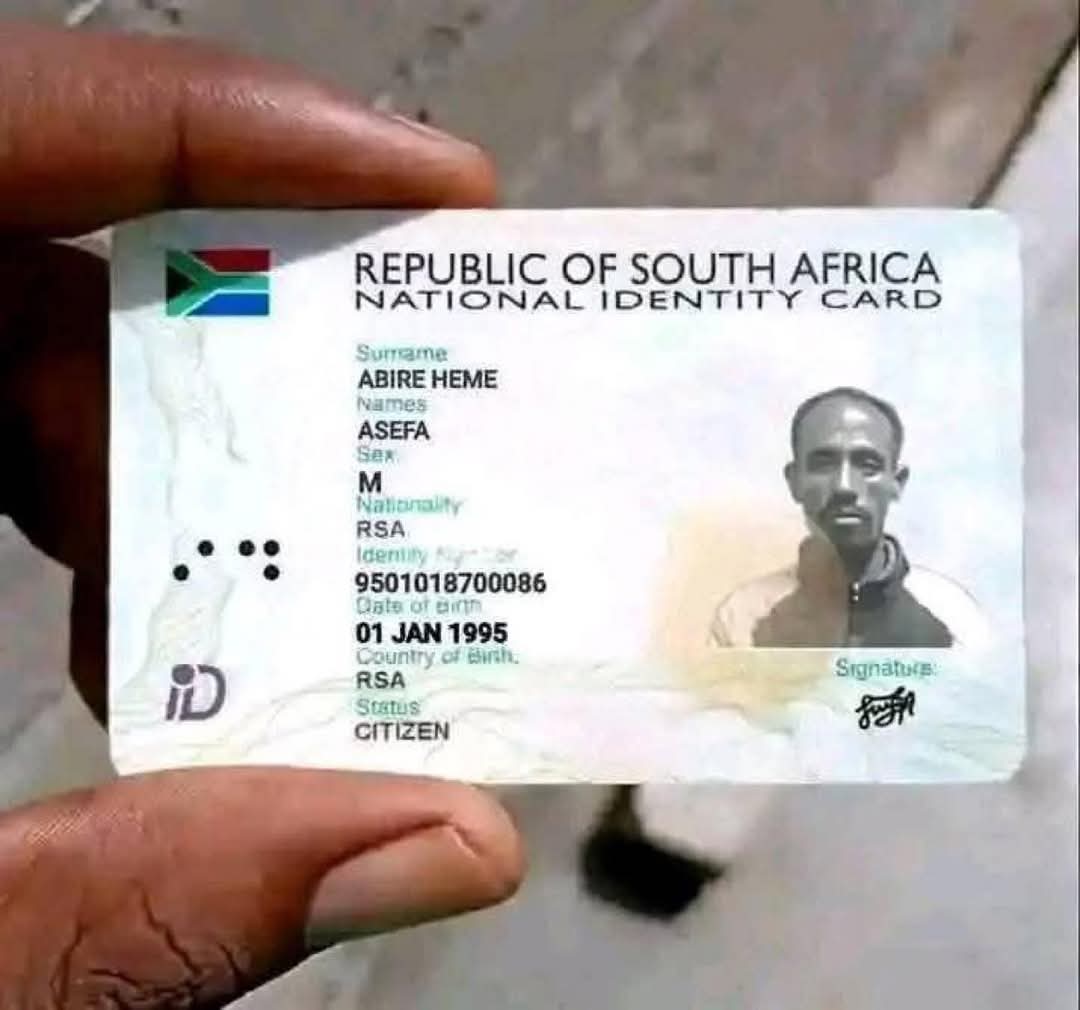 Amukelani Moyani (@amukelanimoyani) on Twitter photo Dear <a href="/Leon_Schreib/">Leon Schreiber</a> and <a href="/HomeAffairsSA/">HomeAffairsSA ๐ฟ๐ฆ</a> ;this is a 60 year old Pakistani with a fraudulent SA ID ;when will <a href="/GovernmentZA/">South African Government</a> prevent the easy fraudulent IDs? Dear <a href="/Leon_Schreib/">Leon Schreiber</a> and <a href="/HomeAffairsSA/">HomeAffairsSA ๐ฟ๐ฆ</a> ;this is a 60 year old Pakistani with a fraudulent SA ID ;when will <a href="/GovernmentZA/">South African Government</a> prevent the easy fraudulent IDs?