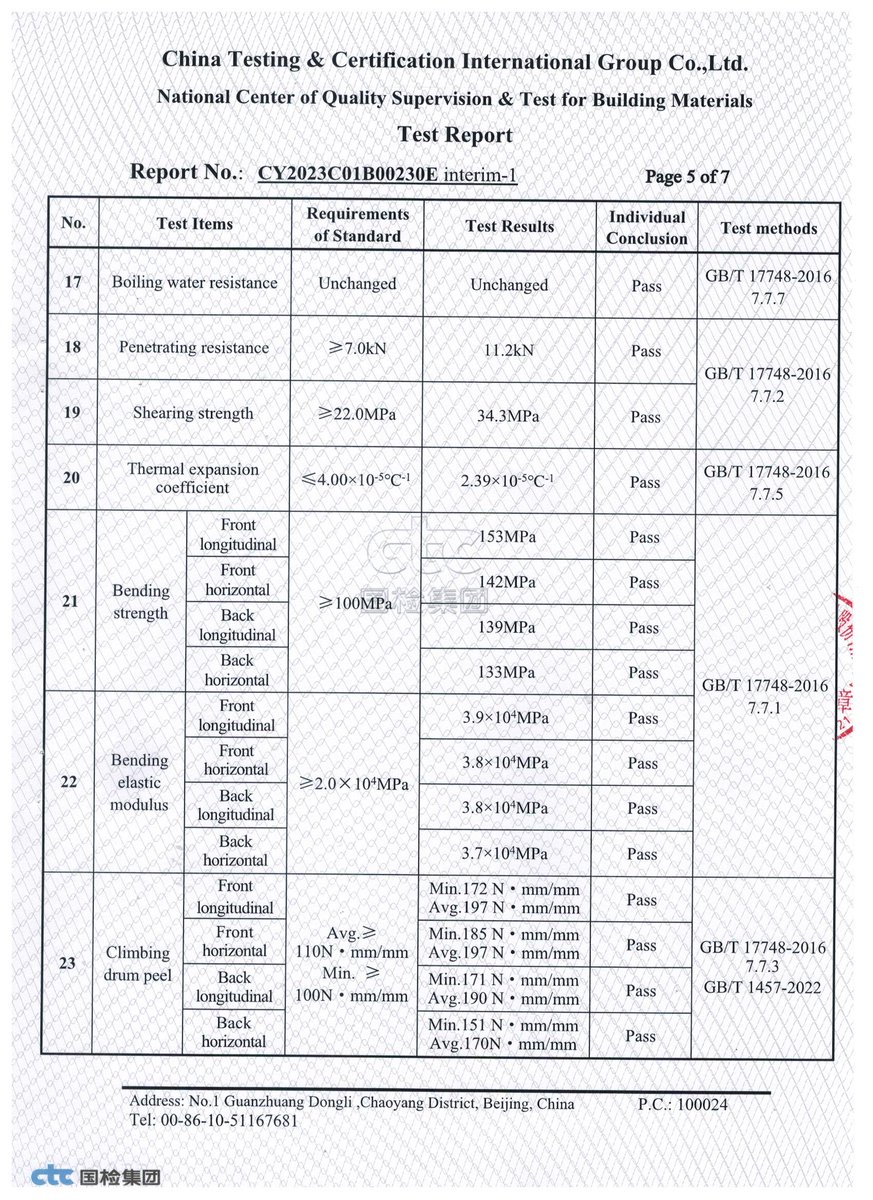 BAOYIBUILDING's tweet image. 📑 Baoyi ACP panels passed CTC tests: fire-resistant (B-s1,d0,t0), strong mechanical strength &amp;amp; low smoke/toxicity. Certified safety + durability. 📩 sales@baoyi-group.cn
#baoyi #aluminumcompositepanel #quality