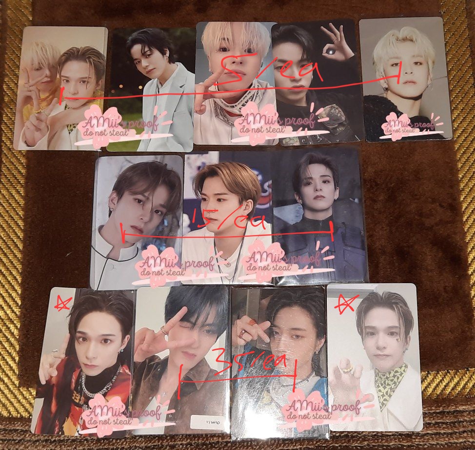 hikkuen's tweet photo. WTS PHOTOCARD TREASURE
mostly Asahi

◇ ina, sudah ready kamar
◇ dom Jawa Tengah
◇ HARGA TAKE ALL ONLY
◇ ⭐️ = free
◇ exc packing 5k
◇ dm for vidcon

feel free to ask yap^^ (tolong jgn jadiin patokan harga)
t. wts lfb pc aab asahi jaehyuk haruto https://t.co/sbHfmlpJbZ