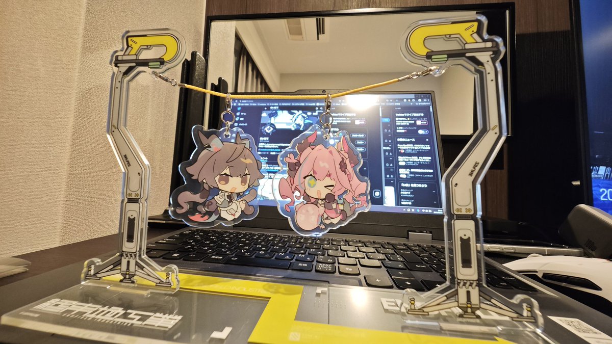 多分招待インフルエンサー枠かクリエイター枠のどちらかで頂いたジップラインアクリルパネル