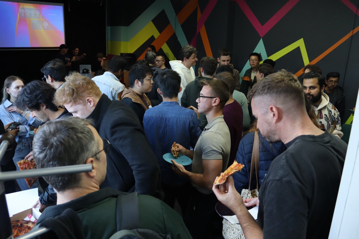 telnyx's tweet image. Dublin, you showed out for our first #LowLatencyClub in Europe! 🇮🇪👨‍💻

We dug into:
✅ Chatbots → real-time voice agents
✅ Handling latency + natural speech flow
✅ Scaling prototypes into production
✅ Building agentic systems in-house

Stay tuned for the next 👀
#DevMeetup…