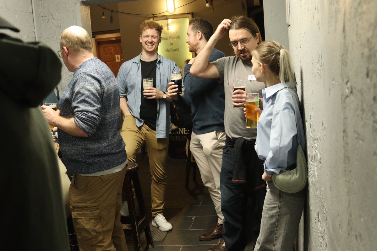 telnyx's tweet image. Dublin, you showed out for our first #LowLatencyClub in Europe! 🇮🇪👨‍💻

We dug into:
✅ Chatbots → real-time voice agents
✅ Handling latency + natural speech flow
✅ Scaling prototypes into production
✅ Building agentic systems in-house

Stay tuned for the next 👀
#DevMeetup…