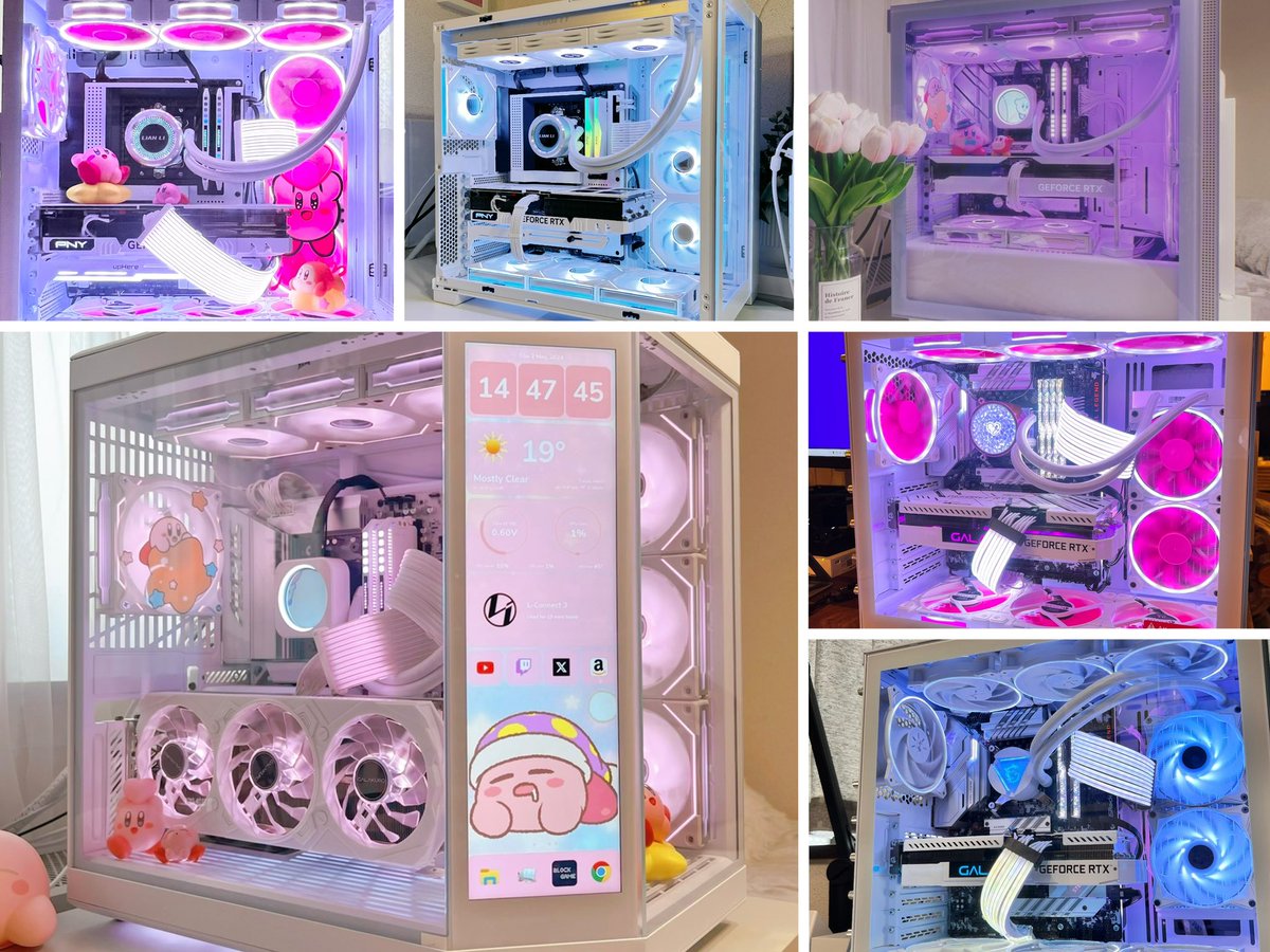 歴代のPCたち✨
PC組むの楽しい！
ほとんどがお嫁にいきました🥹
