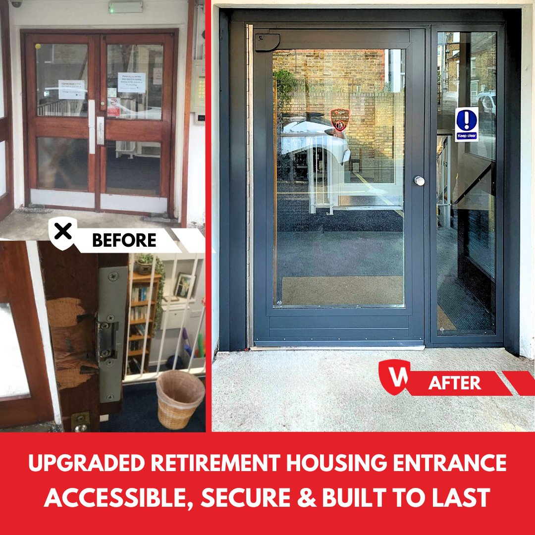 warriordoors's tweet image. 🏠 Upgraded Retirement Housing Entrance – Accessible, Secure & Built to Last
We’re proud to have upgraded the main entrance at a retirement housing site with a high-security automatic swing door.
#CommunalSecurity #RetirementHousing #AccessibleDesign #LowMaintenance #SecureLiving