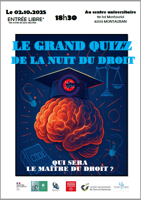 ppcaToulouse's tweet photo. Le ressort de la CA de Toulouse vous propose, à l'occasion de la Nuit du Droit, une journée riche en réflexions, enseignements et apprentissages au travers des activités ludiques et pédagogiques. Découvrez et n'hésitez pas à partager le riche programme proposé encore cette année. https://t.co/Nb2KqT2rBo