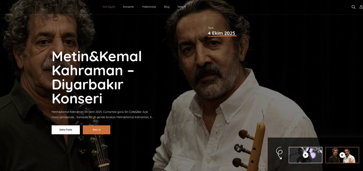 BotanInt's tweet image. *
@BotanInt Diyarbakır merkezli bir e-bilet satış platformu olan biletfiros.com &apos;u kurdu. 

Kürtçe aktiviteleri önceleyen site aktivitelerin daha görünür olması için (Kültür programları, reklam panolarında tanıtım, dijital tanıtımlar) projelerine başladı.