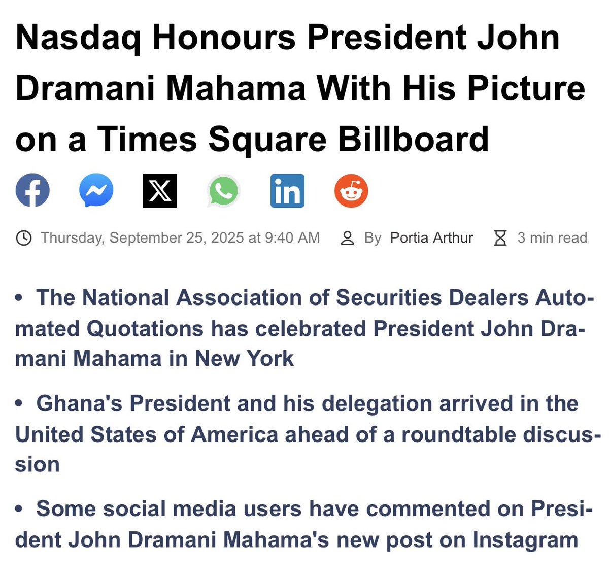 <a href="/jq54jj4nfn/">Ken_Sel</a> <a href="/1BongoIdeas/">Albert Nat HYDE ™</a> <a href="/JDMahama/">John Dramani Mahama</a> He was honored and I guess , you have to go back to your <a href="/nppghanahq/">NPP Ghana HQ</a> propaganda secretary for him to educate you again . It seems you didn’t even understand your own self .You are very funny. The pains of you is that , <a href="/JDMahama/">John Dramani Mahama</a> is back again as president of the nation.