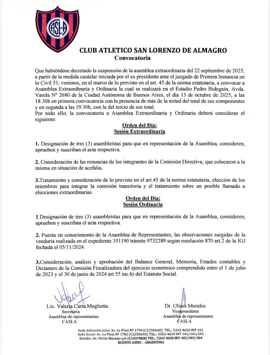 Orden y Progreso Sanlorencista tweet media