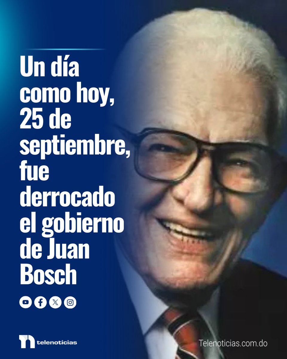 #ElPaìsTN I Un día como hoy, en 1963, la República Dominicana vivió uno de los episodios más trascendentales de su historia 

Puedes ampliar estas y otras informaciones, entrando directamente en el link. telenoticias.com.do/un-dia-como-ho…
#Telesiste