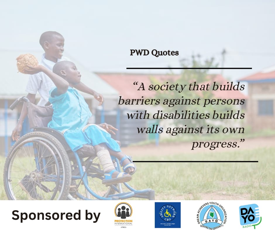 “A society that builds barriers against PWDs builds walls against its own progress.”
Let’s build inclusion, not obstacles.
#InclusionMatters #DisabilityRights #LikoniAbilityNetwork