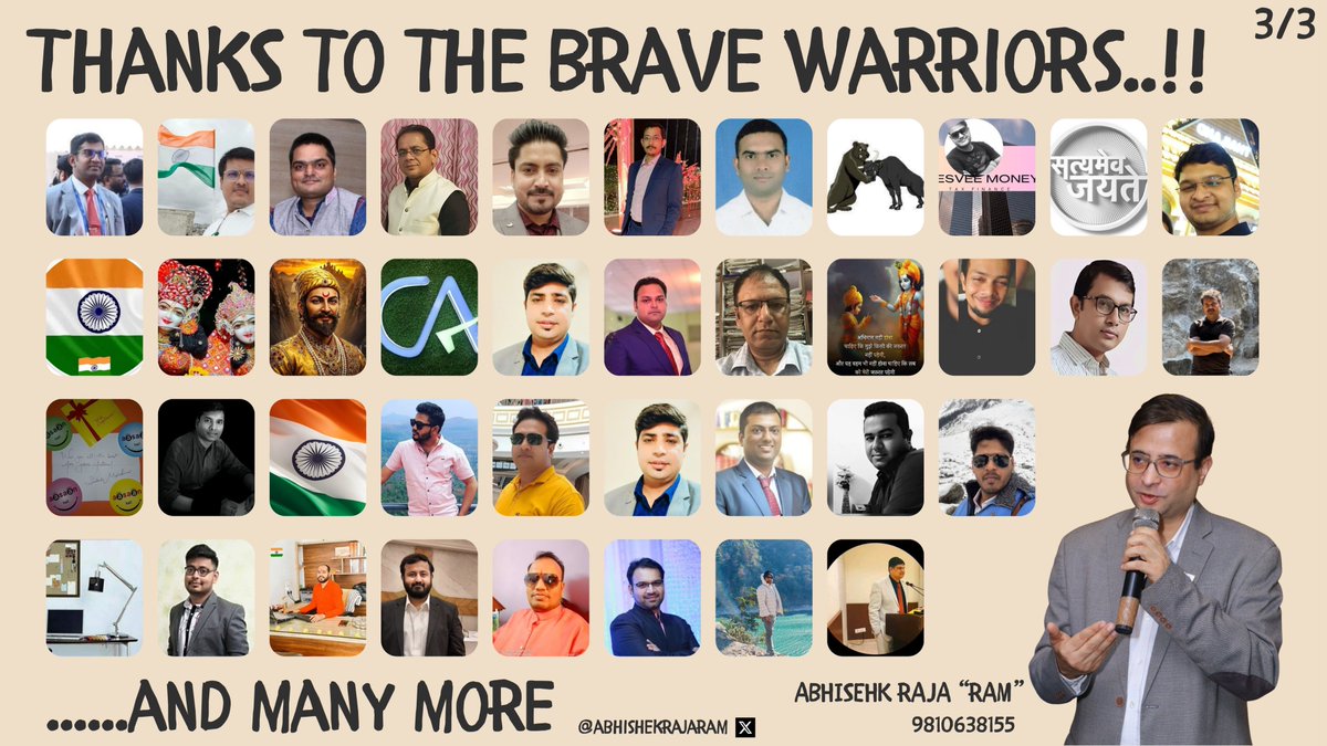 Abhishek Raja "Ram" tweet media