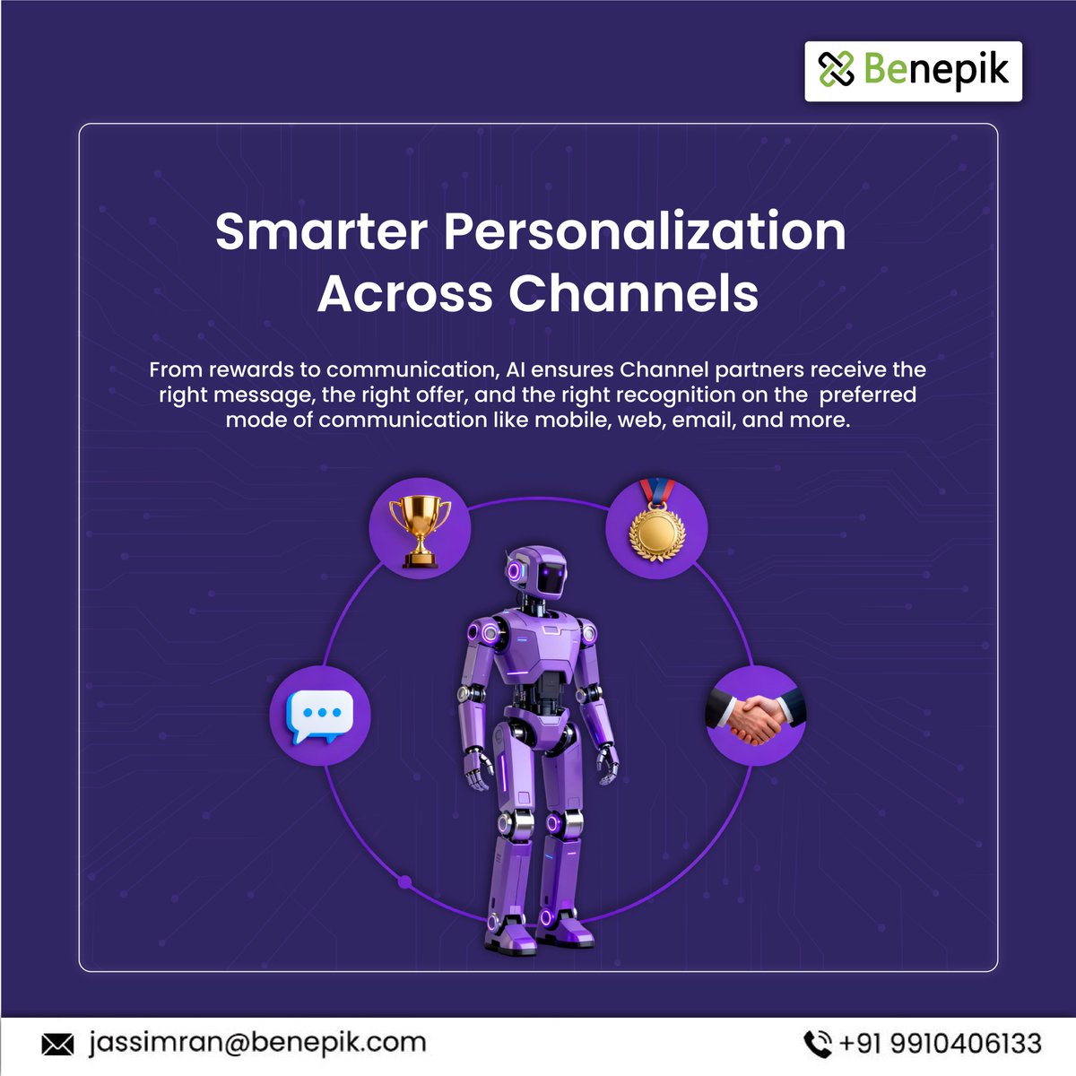 BenepikPlus's tweet image. AI is no longer an add-on, it’s redefining how channel loyalty programs engage, predict, and deliver growth. 
👉 Click here to know more: benepik.com

#ChannelLoyalty #ChannelPartnerLoyalty #ChannelNetwork #Incentives #AI #Benepik #BenepikPlus #ChannelPartnerNetwork
