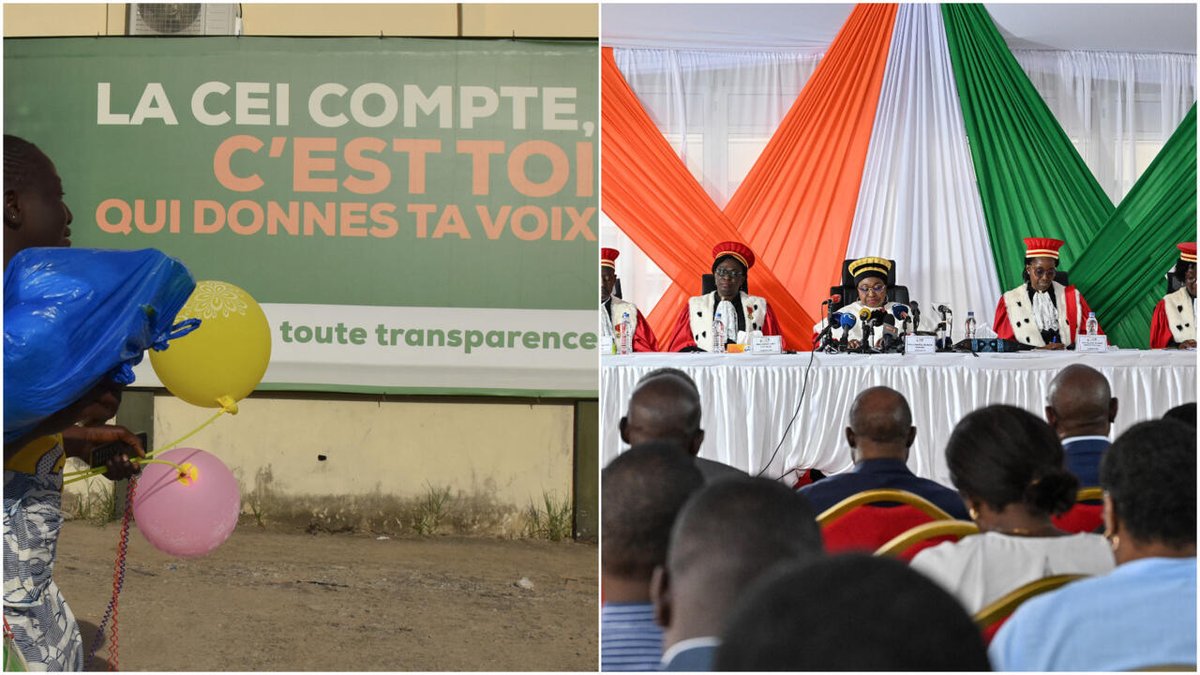 Côte d’Ivoire: Conseil constitutionnel et Commission électorale, acteurs majeurs mais contestés de la présidentielle rfi.my/C2eQ.x