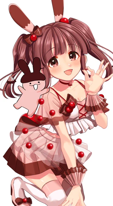 #金曜イラスト #緒方智絵里 アポロチョコ