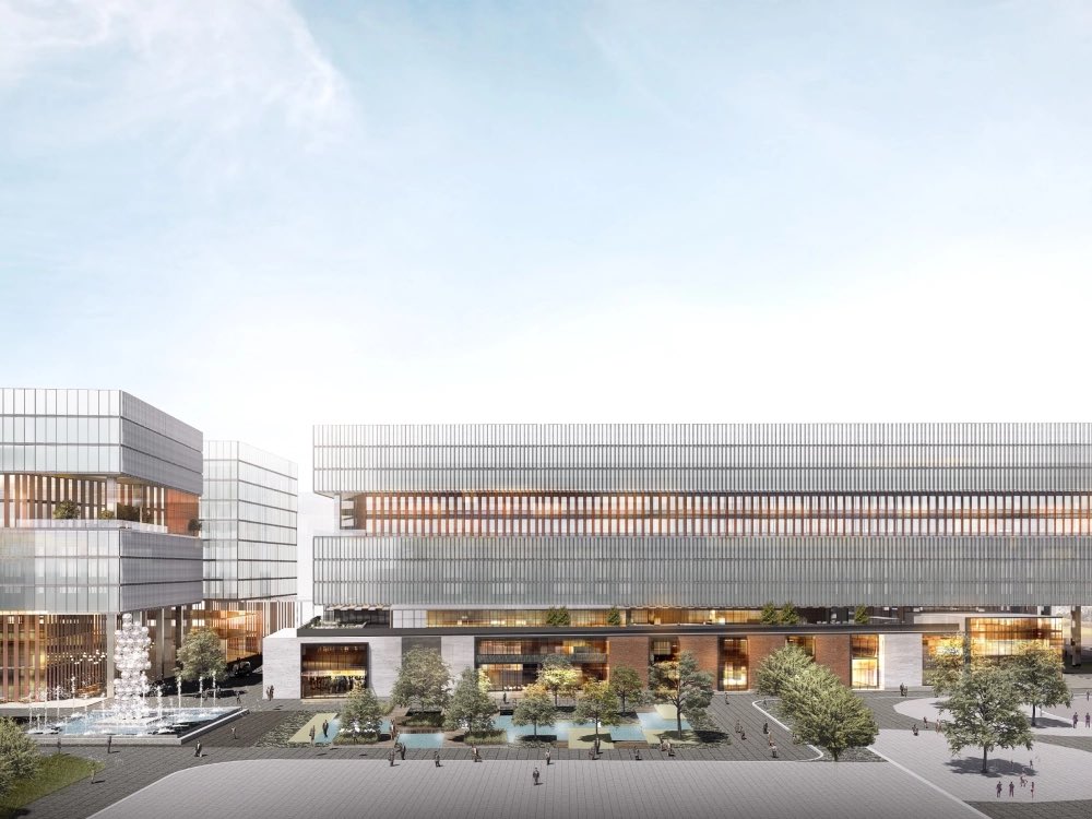 UpdatesChennai's tweet image. 🚨RMZ has applied for approvals for 2nd Phase of its IT Park at Porur and it&apos;s big!!
🔹Structure : 3 Towers each of 10 floors
🔹Built up area  : 3.66 Million Sq.ft (Leasable around 2.97 Mn)
🔹Project cost : 1,808 Crs
🔹Projected Employees : 28,725
#Chennai #Projects 🏗️🌇🧑‍💻
