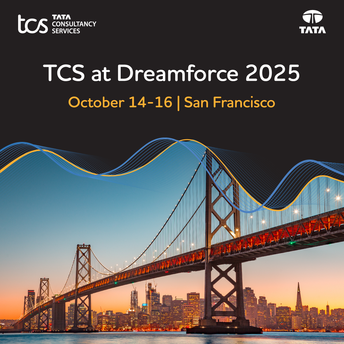 TCSDigitalTech's tweet image. We are excited to be back at this year’s #Dreamforce as an Innovator Sponsor.💡
📍 Visit @TCS at Booth #200 to explore how we're shaping the future of #CX through Salesforce innovation.
Learn more: lnkd.in/gt3DteDJ
#DF25 #AI @tcs_na