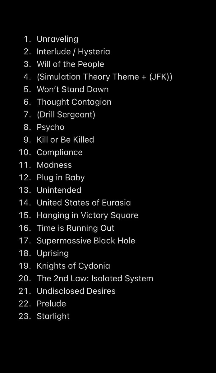 MUSE LIVE IN JAPAN 2025 9/25 Kアリーナ横浜 Muse セトリ