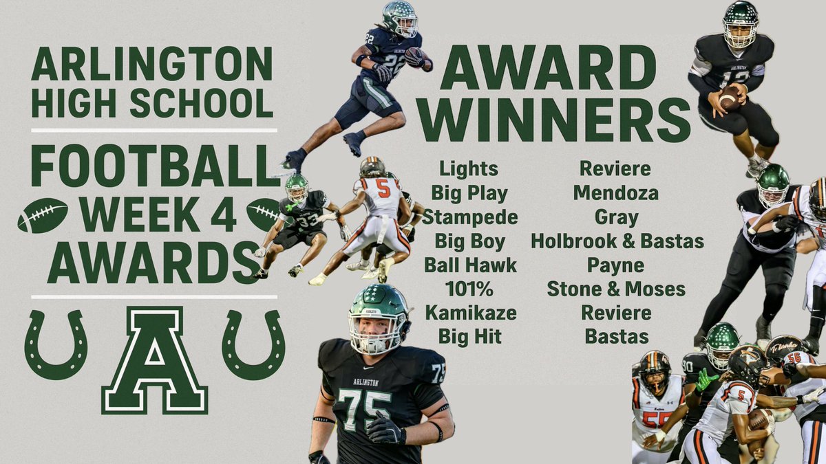 Week 4 Award Winners!!