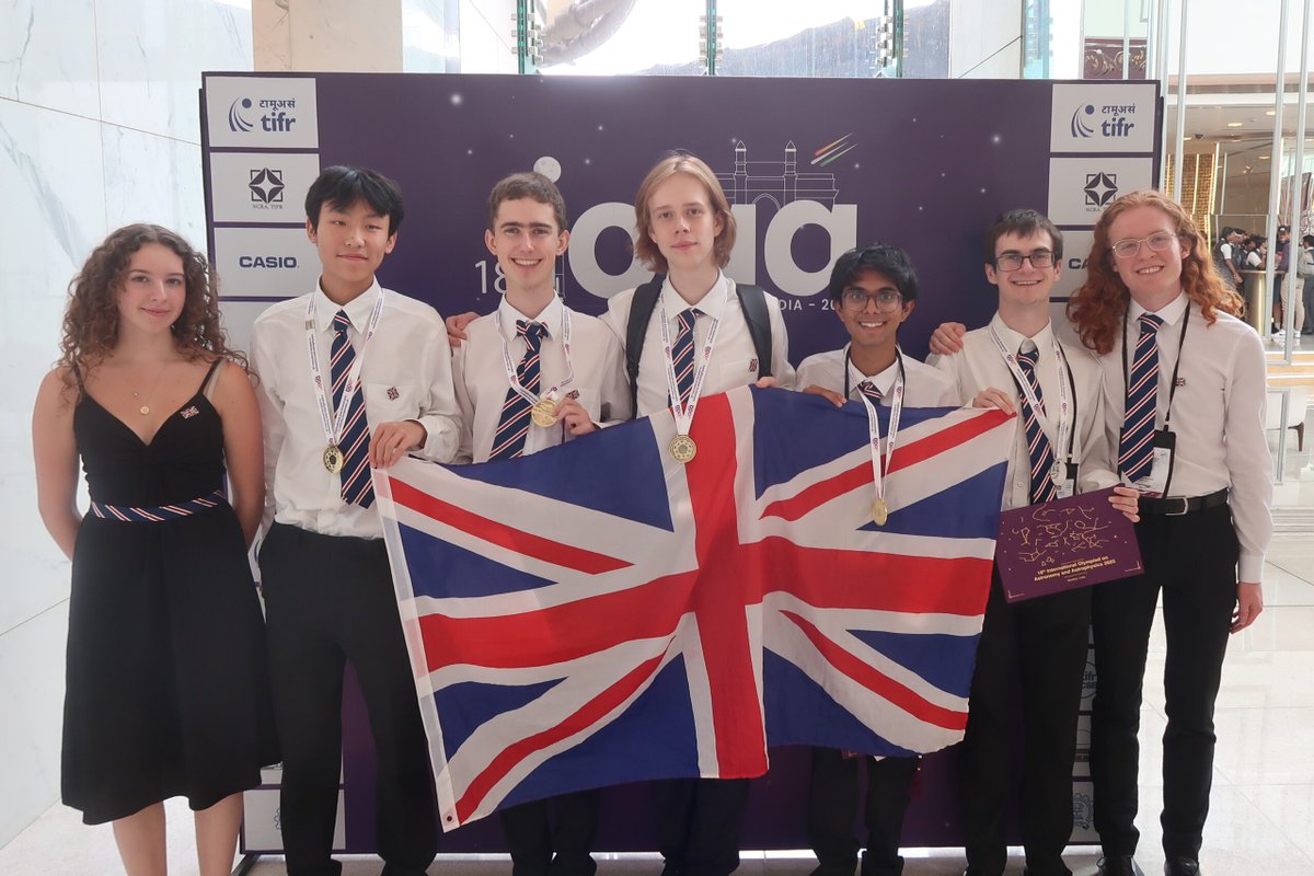 GRESEARCHjobs's tweet image. 🏅Celebrating success at the International Olympiad🏅

In case you missed it: the UK junior physics team took on 288 global teams and brought home medals at the @ioaa_2025. We’re proud to sponsor such brilliant young minds.

eu1.hubs.ly/H0nmb4g0

#BPhO #IOAA #GResearch