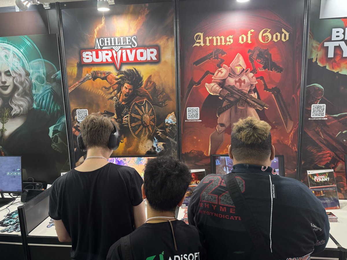 ArmsOfGodGame's tweet photo. 🚨 Arm of God at #TokyoGameShow2025 (@tokyo_game_show)  with @galaktus_pub!
Visit us at @GalaktusBooth, stand 11-E81 🏰
Join the Templar Order to face the demons and test your skills! ⚔️👹
#TGS2025 #TokyoGameShow #IndieGame #Gaming https://t.co/zpzlyXG8RH