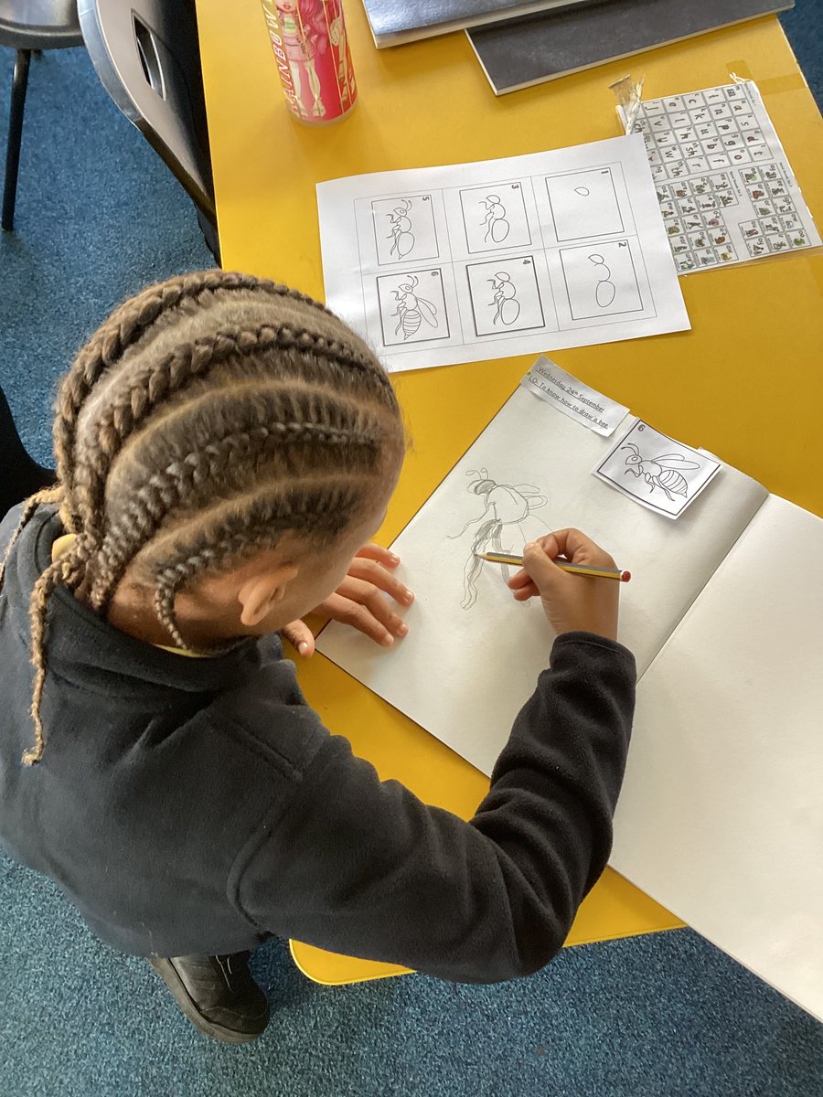 Year 2 have continued to develop their art skills sketching insects. We think the progress in a few short weeks has been unBEElievable!