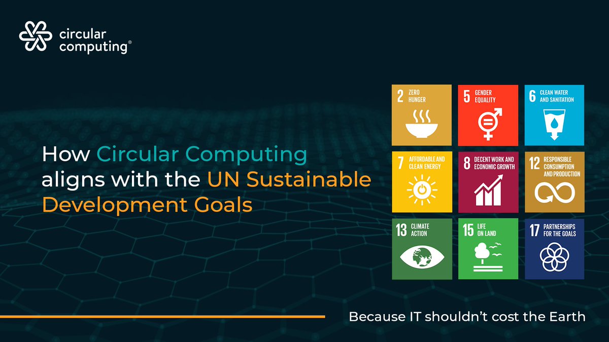 This #GlobalGoalsWeek, we celebrate collective action on the #SDGs.

At #CircularComputing, we’re reshaping #IT through sustainable #remanufacturing, embedding several SDGs into our business operations.

Read our blog to learn more:
circularcomputing.com/news/circular-…

#SDGWeek #UN