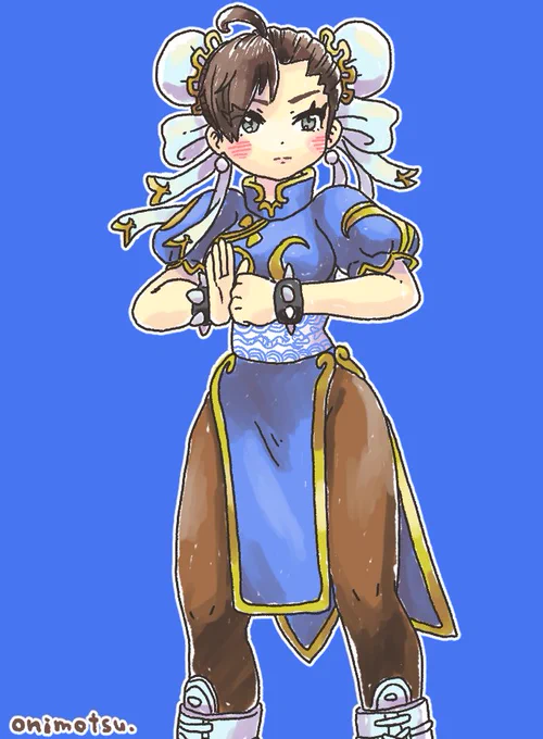 春麗 #格ゲーキャラ描こうぜ