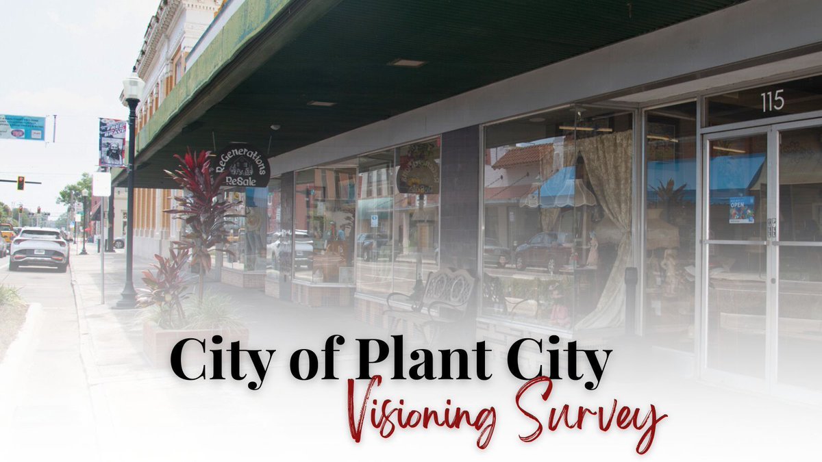 It only takes a few minutes to make a 25-year impact. Help shape the future of Plant City by taking the Visioning Survey!

English Survey: surveymonkey.com/r/53RV3DZ
Spanish Survey: es.surveymonkey.com/r/5BLJMSG