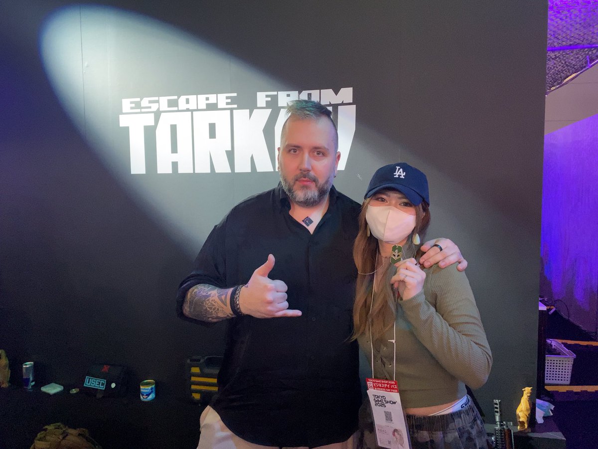 タルコフ tgs2025 eft Kojiman killa tシャツ M タルコフ tgs2025 eft Kojiman tagila tシャツ M TarkovTGS2025