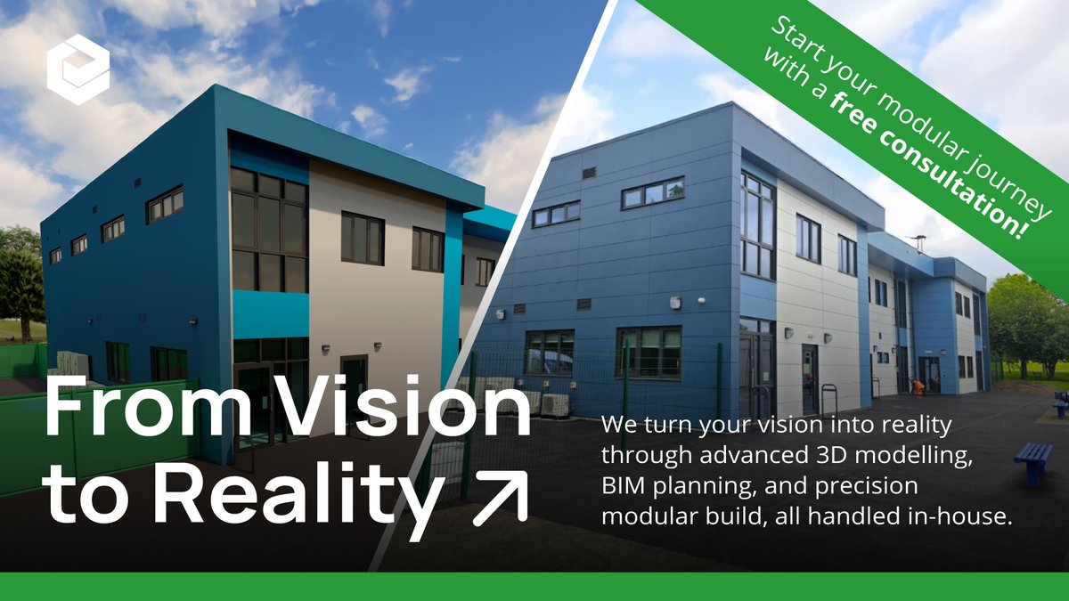 EliteSystemsLtd's tweet image. From 3D drawings to fully finished spaces 🏗️✨
We turn your vision into reality using Revit, BIM & cutting-edge modular design.
Every project is bespoke, built off-site & delivered ready to perform.
#ModularDesign #3DDesign #FromSketchToReality #OffsiteConstruction