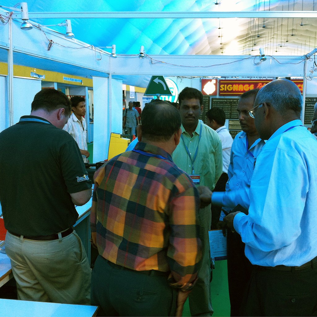 TransTechSystem's tweet image. Throwback to 2010 when we traveled to Lucknow, India to support our distributor Taisei International at the Indian Roads Conference. Attendees gathered around the booth eager to learn about our #PQI301 #NonNuclear #AsphaltDensity gauge. 🚧 #TransTechSystems #ThrowbackThursday