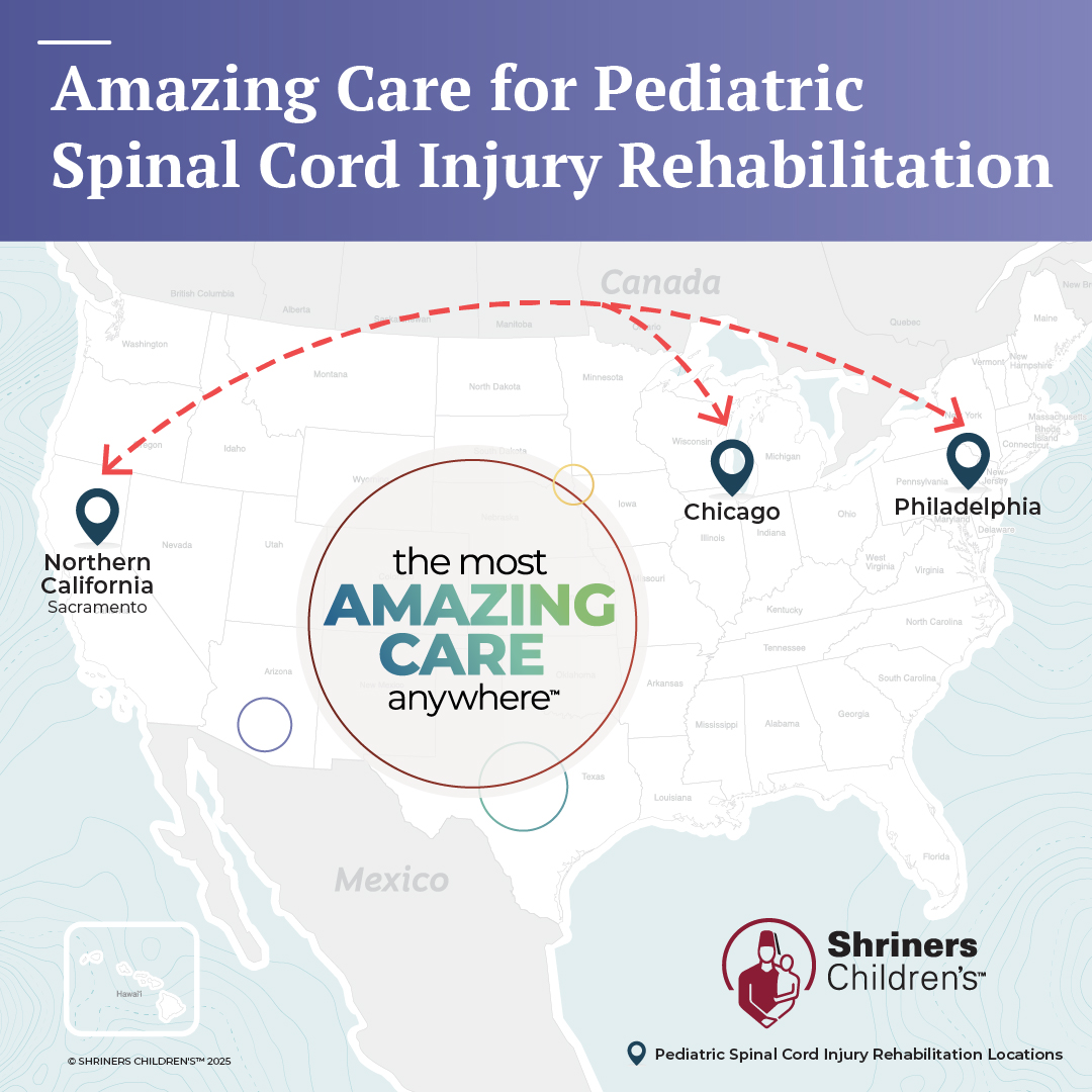 shrinershosp's tweet image. September is Spinal Cord Injury Awareness Month. Shriners Children&apos;s has 3 locations dedicated to providing amazing care for pediatric spinal cord injury rehabilitation, regardless of families&apos; ability to pay.  ow.ly/uwOU50X1t5e  #SpinalCordInjuryAwareness