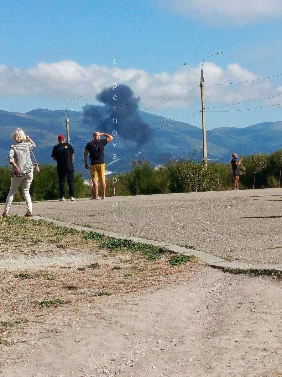 Ukraine believes it hit these fuel targets at Russian ports attacked yesterday.

Transneft oil-loading complex &amp;
Caspian Pipeline Consortium - Noviorossiysk
Oil-loading pier - Tuapse.

It also says "chaotic and inaccurate fire" by Russia damaged residential buildings + cars