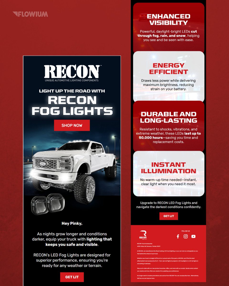 Email Design for automotive brand. :)