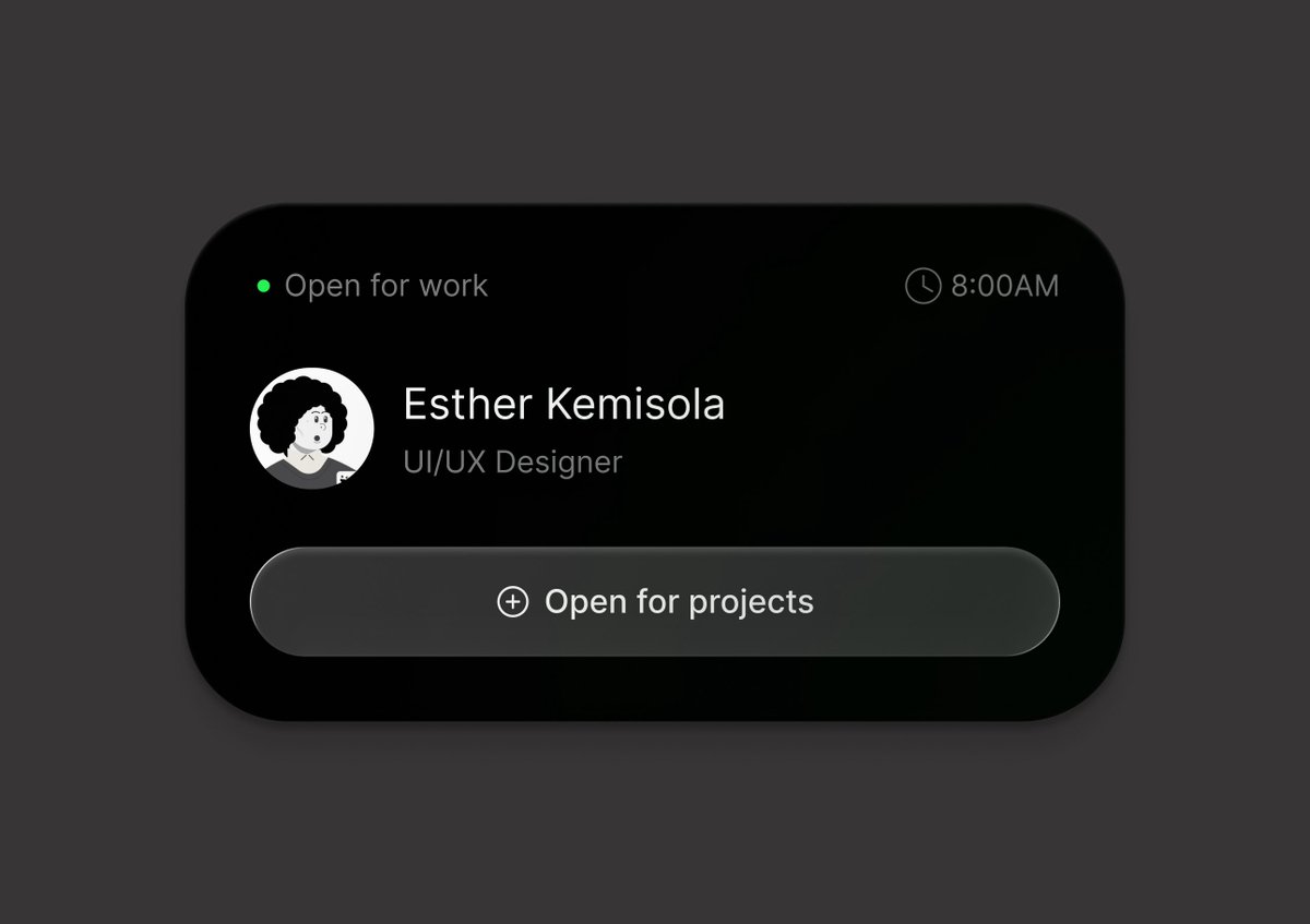 Kemi_Designs's tweet image. ✨Open for new opportunities✨
UI/UX Designer ready to bring your ideas to life.  Let’s create magic together.  
#OpenToWork