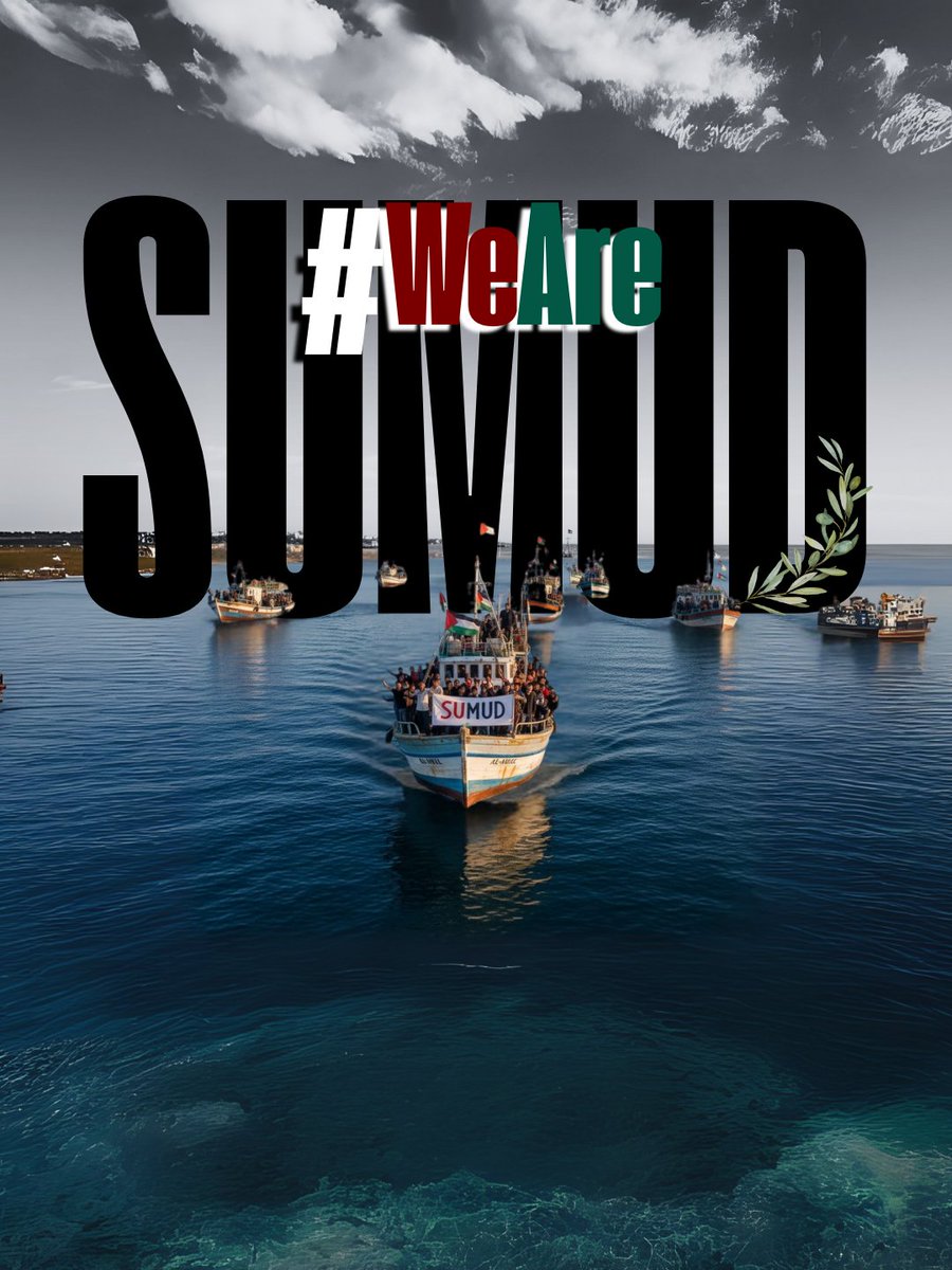 Global Sumud Filosu yalnız değildir; bizim irademiz, bizim vicdanımızdır.

Ses çıkarmaya, direnişe sahip çıkmaya devam edelim.☝️🇵🇸

#WeAreSumud