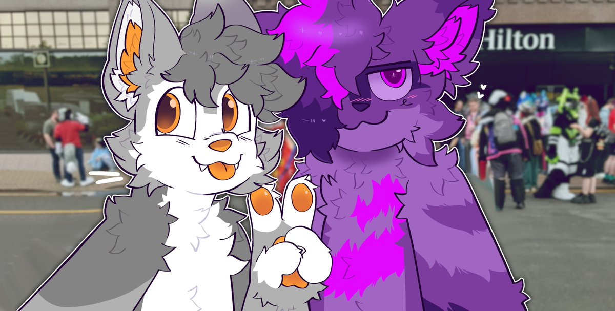 drawover comm for bam! 💜💛✨