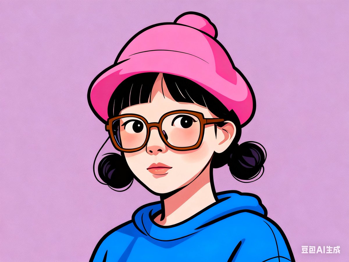 old_nightly's tweet image. 现代扁平插画风格头像