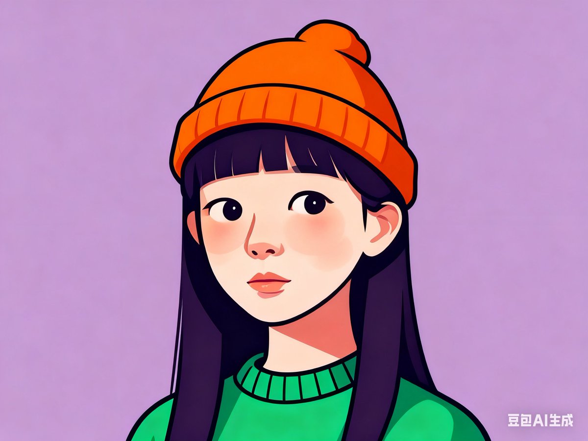 old_nightly's tweet image. 现代扁平插画风格头像