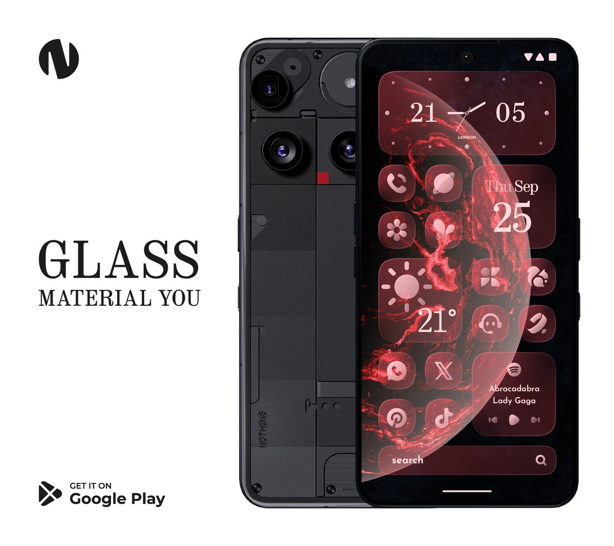 🎉 #GLASS #MaterialYou | New update available on Play Store 🔥

🚀 What’s New?
✨ 101 new #icons
🛠 Fixed some icons not applying automatically

#iconpack #ios26 #LiquidGlass 

👉 play.google.com/store/apps/det…