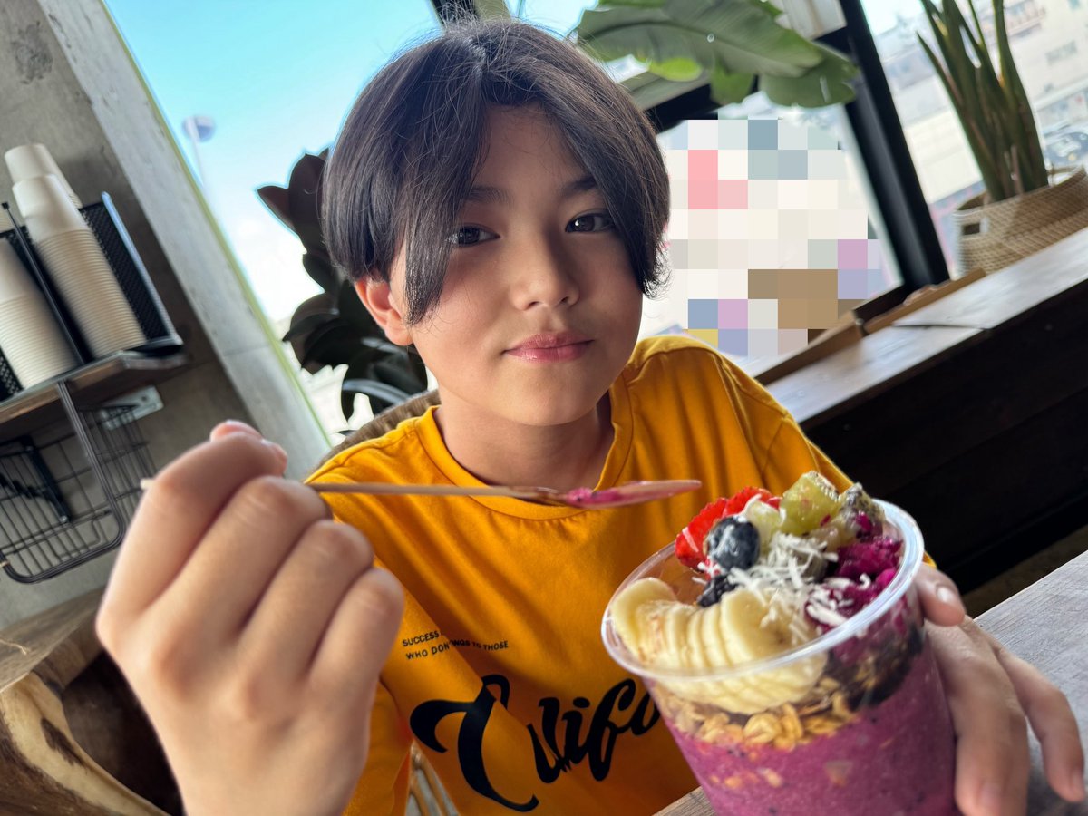 ebidan_okinawa's tweet image. 前髪の色気とパフェのカワで結果メロな小６です。

#ZENN
#ぜん
#おきえび
#ebidanokinawa