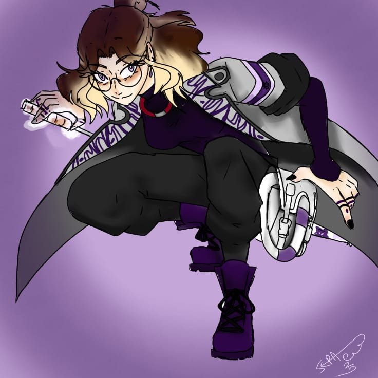 _Art_killer_'s tweet photo. Sera the Owl, Cleaner of the night. 
Her sun umbrella protects her Skin from the sun and she hits everyone with them who are hurting her friends.

#GACHIAKUTA #gachifanart #gachiakutafanart #gachiakutaoc #owncharacter https://t.co/3kgHy025dD