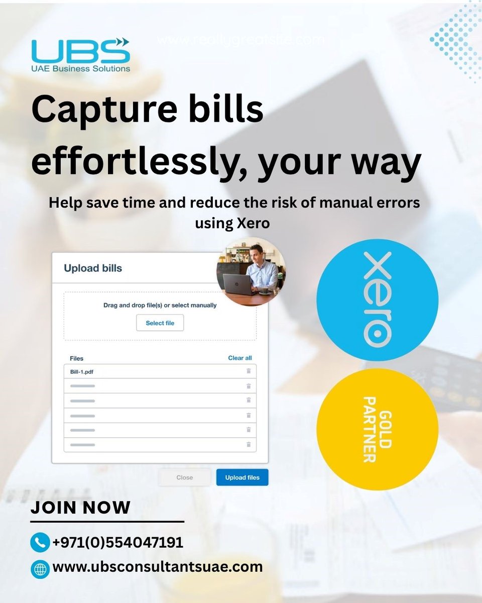UAEBusSolutions's tweet image. Capture your bills effortlessly with customizable tools that suit your workflow. Stay organized and ensure every expense is accounted for without the hassle of manual tracking.
Read more&amp;gt;&amp;gt; ubsconsultantsuae.com

#Xeroaccounting  #UBSConsultants #Accounting #ubsconsultantsuae